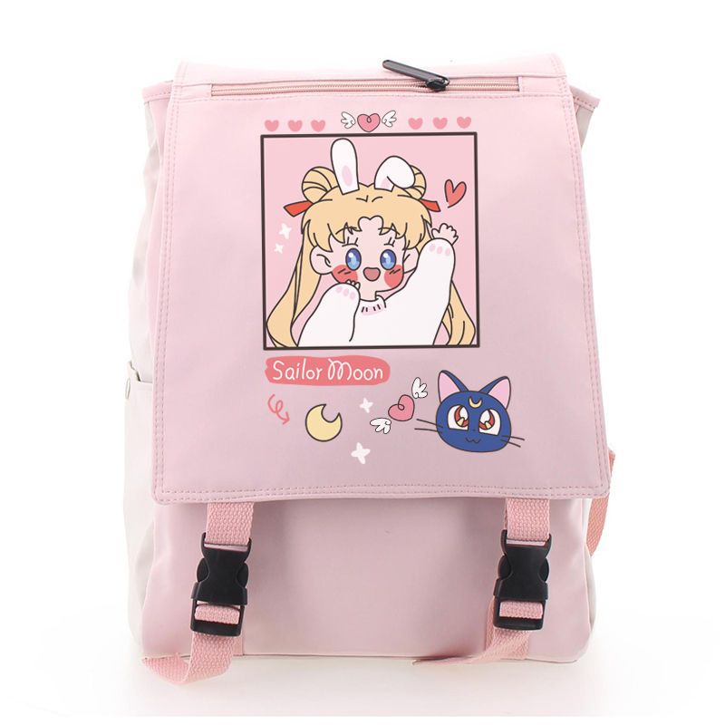 Sera Jepang lucu Sailor Moon ransel gadis lembut kecil segar gaya ins versi Korea dari tas ransel siswa Sakura