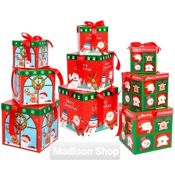 

Box Kado Natal Set 3 Kardus Kotak Kado Natal Christmas Gift Box Murah