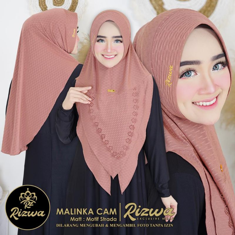 Hijab Instan MALINKA CAM by Rizwa Exclusive Hijab