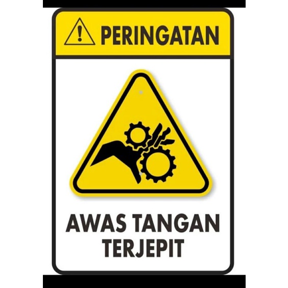 

STIKER VINYL AWAS TERJEPIT