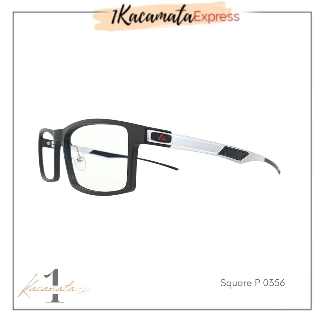 KACAMATA FRAME PRIA SQUARE P 0356