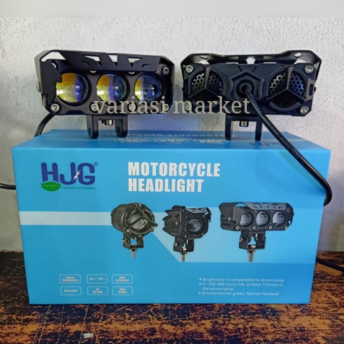 Lampu Tembak Laser SQL 3 Mata HJG - Foglamp Laser SQL HJG High Low