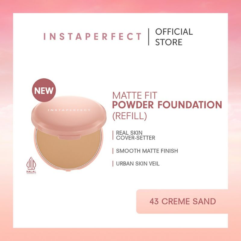 ☃️Cutezz_Ching1☃️Wardah Instaperfect Matte Fit Powder Foundation Refill