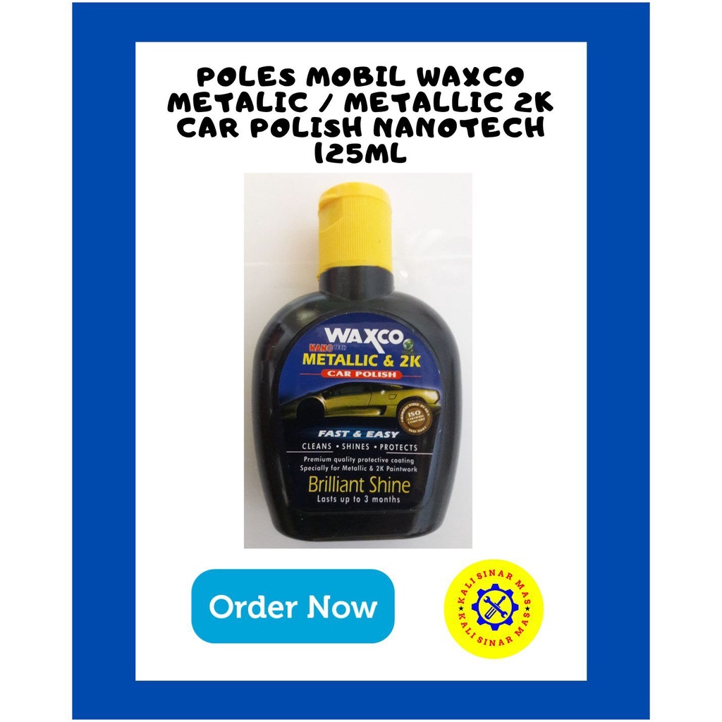 POLES MOBIL WAXCO METALIC / METALLIC 2K CAR POLISH NANOTECH 125ML