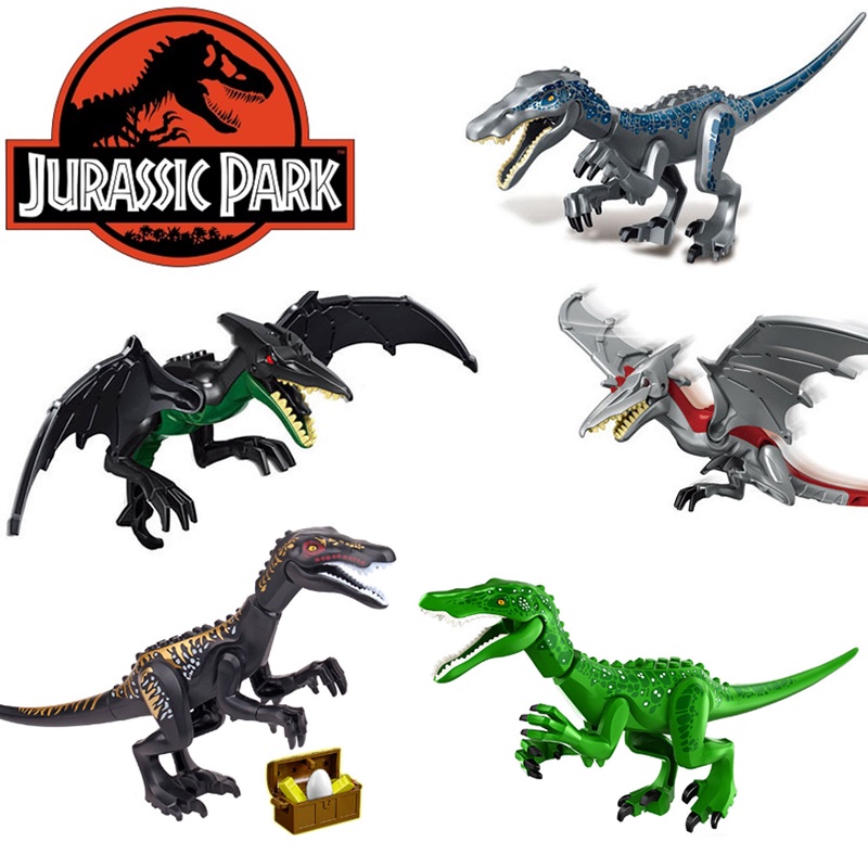 Figure Building Dinosaurus Baryonyx Park Jurassic Blocks Mainan Merakit Mainan Anak