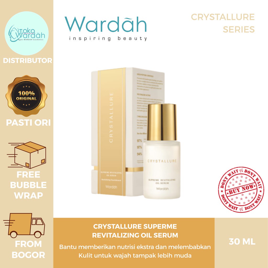 Wardah Crystallure Supreme Revitalizing Oil Serum