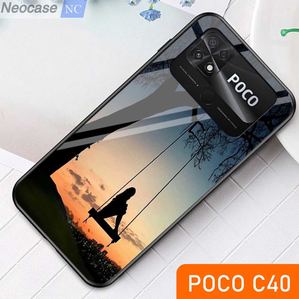 [N28] Softcase Glass Kilau Poco C40 - Casing HP Poco C40 - Case HP Poco C40