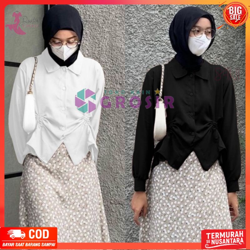 BLOUSE KERUT BAWAH//BLOUSE SHAKILA TREND Model fashion terbaru terbaru viral