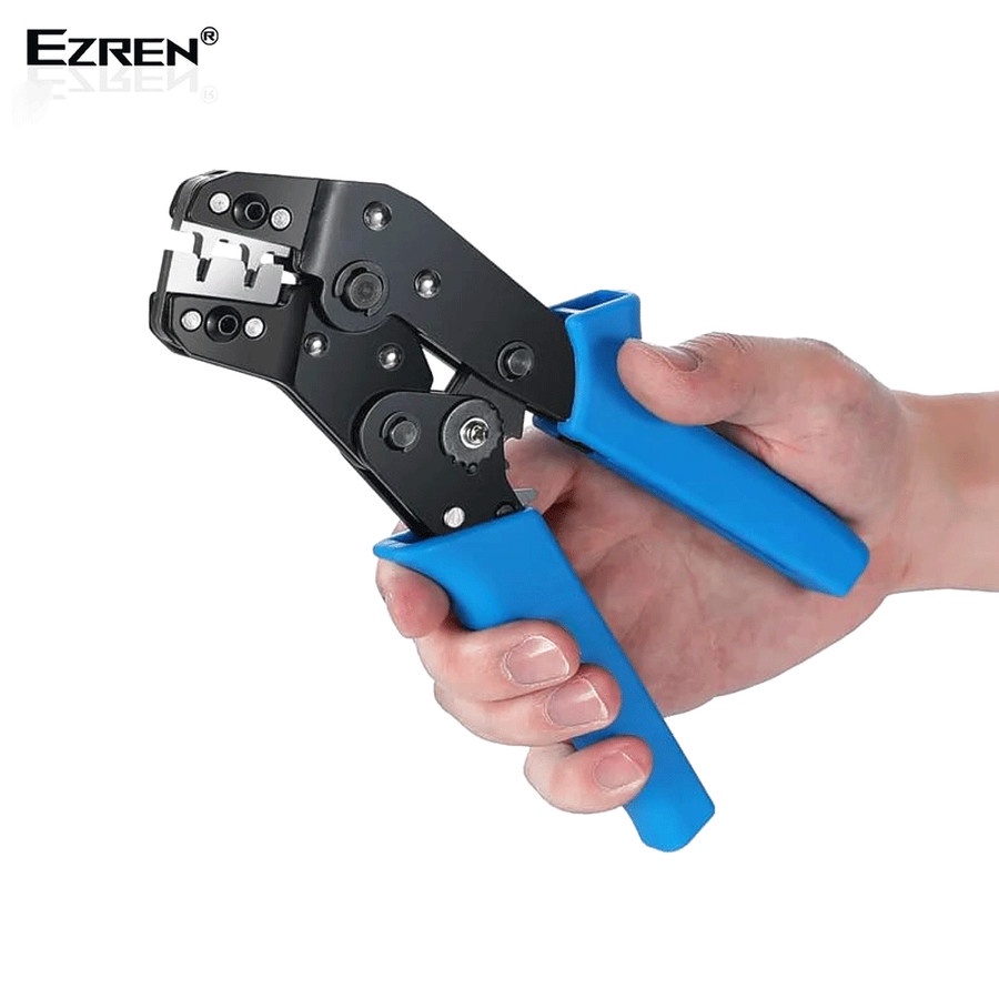 Ezren EZ-01BM Tang Skun Crimping Tool Ratchet Insulated Terminal Wire