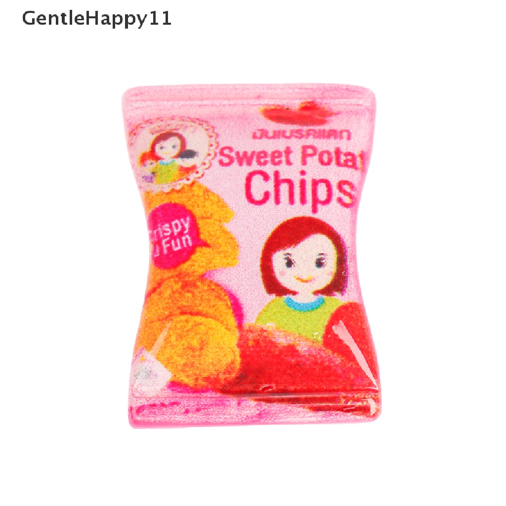 Gentlehappy 10pcs/set Rumah Boneka Miniatur Dapur Makanan Kentang Keripik DIY Pretend Play Toys id