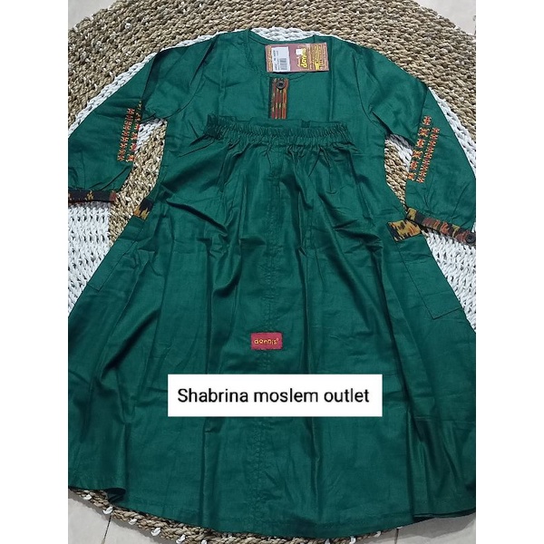 BIG SALE .  Cuci Gudang Promo Dannis Gamis Anak Perempuan SRA DTR ARMY Size 5