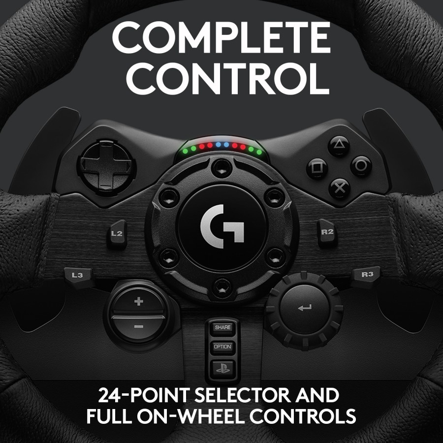 Logitech G923 True Force Steering Wheel and Pedals for PC, PS4 and PS5