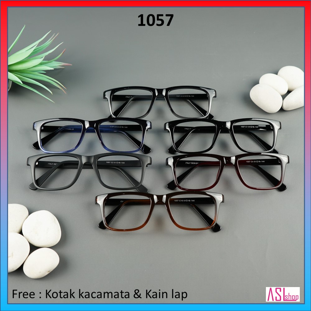 FRAME KACAMATA MINUS (ID 1057) + LENSA BLUERAY DAN PHOTOCROMIC