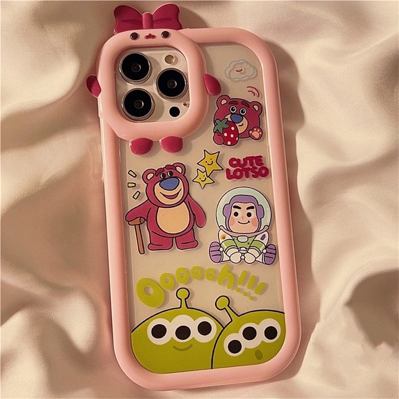 Soft Case Pelindung Lensa Motif Kartun Toy Story Untuk iPhone 14 13 12 11 Pro Max X Xr Xs Max 7 8 6 6s Plus