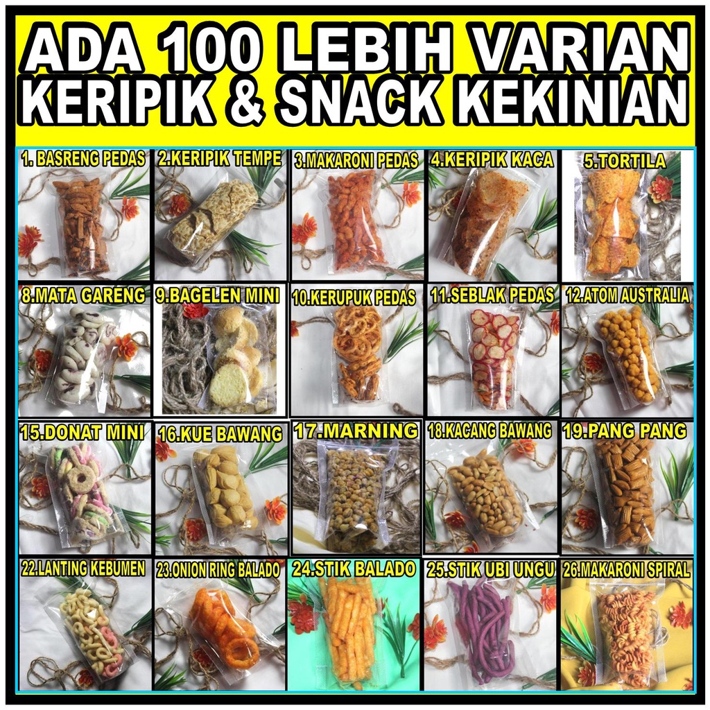 

MAKANAN RINGAN KRIPIK TERONG,KERIPIK TERONG PROMO KRIPIK SINGKONG SERUT , KRIPIK KENTANG SERUT, KERIPIK SINGKONG SERUT, KERIPIK KENTANG SERUT 1KG 500GR 200 GR 100 GR 50 GR BASRENG PEDAS KERIPIK TEMPE KERIPIK PEDAS SEBLAK MINI,KERIPIK SEBLAK PEDAS, KRIPIK