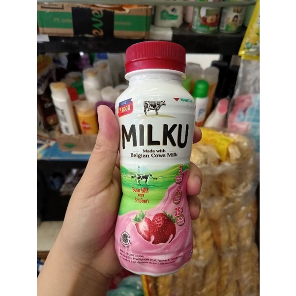 

milku , susu uht milku , susu strawberry , susu botol , susu uht strawberry , milku