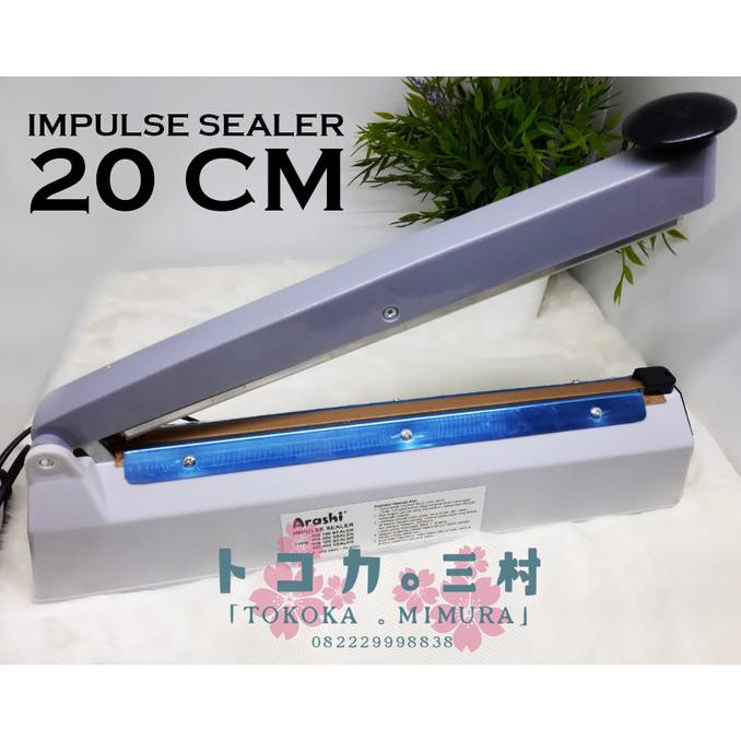 ARASHI Mesin Press Plastik - Alat Sealer Pres Plastik - Impulse Sealer