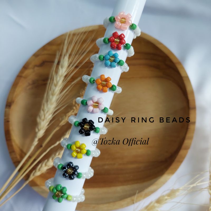 Daisy beads ring I cincin KPOP I aesthetic ring