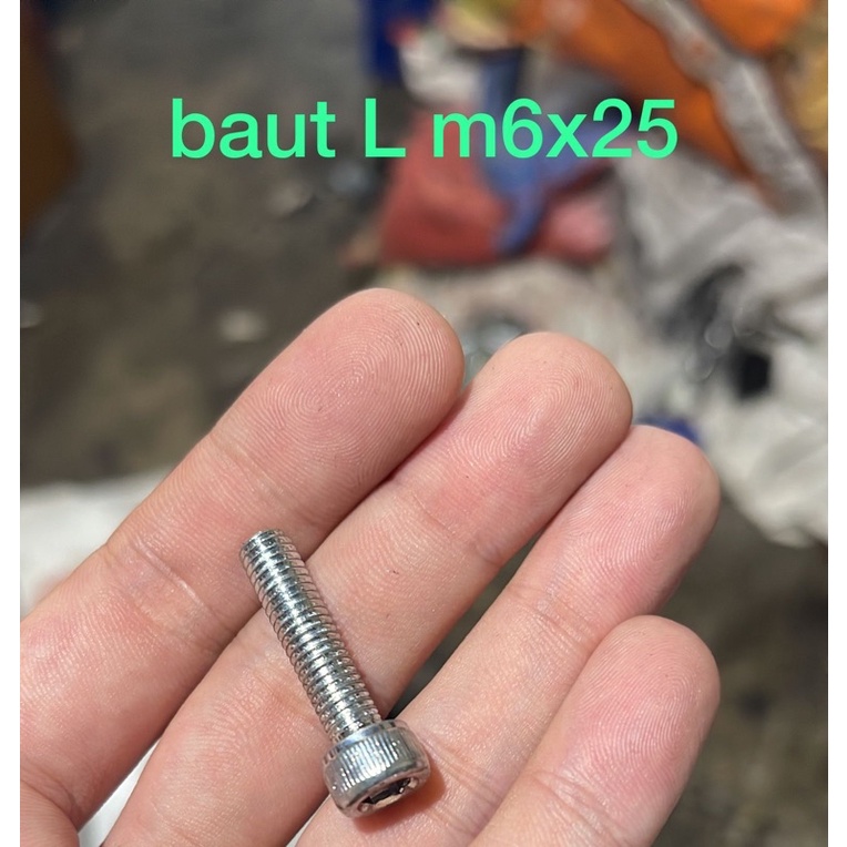 baut L m6x25