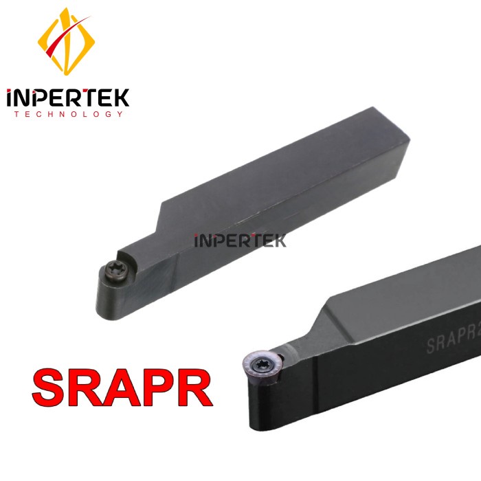 SRAPR 1616 08 Holder Bubut Insert RPMT Pahat Gagang Kanan Luar Radius