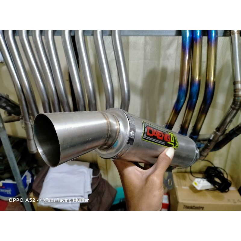 Knalpot Daeng Corong Slencer saja Mio Fino Beat Vario PCX Aerox Nmax dll Inlet 38 50