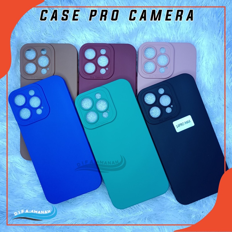 CASE IPHONE 14 PRO MAX Softcase case pro camera macaron bahan tebal di jammin sesui foto master soft case pro camera