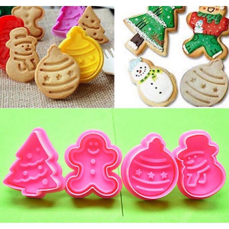 MS | Christmas cookie cutter / cetakan kue natal / cetakan biskuit natal /cetakan cookie tema natal 