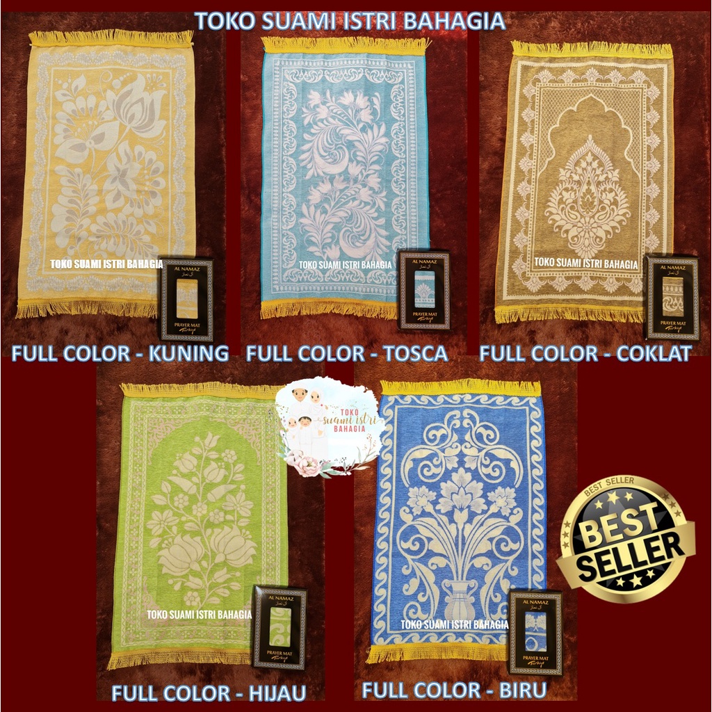 Sajadah Premium Box Al Namaz Alnamaz 70 x 110 Turki Murah Putih Dewasa Couple Hampers Howel XHX888