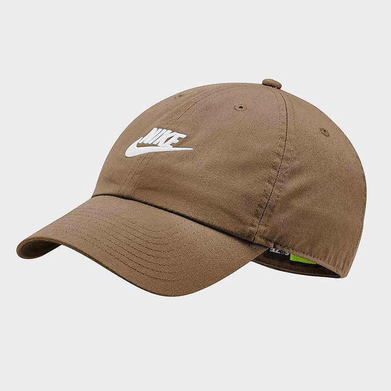 Topi NIKE Heritage86 Futura Washed Dark Driftwood Unisex Cap Hat ORIGINAL