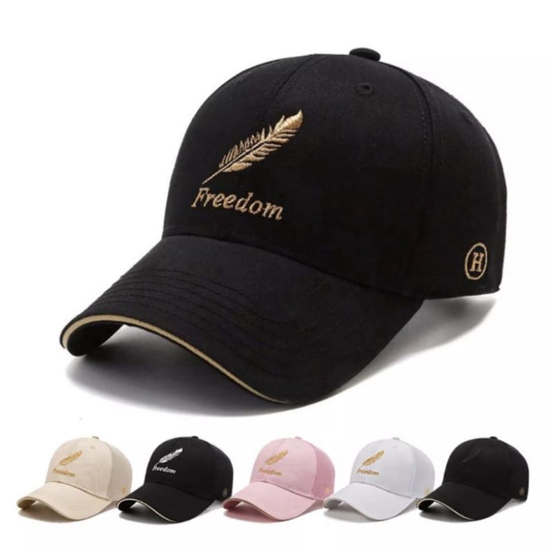 (COD)Best Seller Topi Baseball Cap Freedom Import Pria Wanita Unsinex