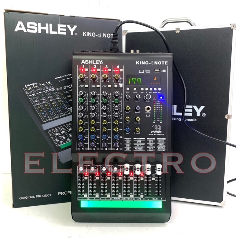 ESHOP- mixer audio ashley KING 4 NOTE original 4channel free koper