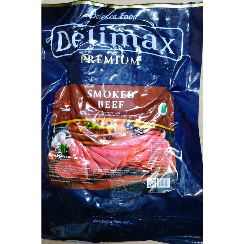 

Delimax Smoked Beef 200gr Ciputat InstantSameday Ready