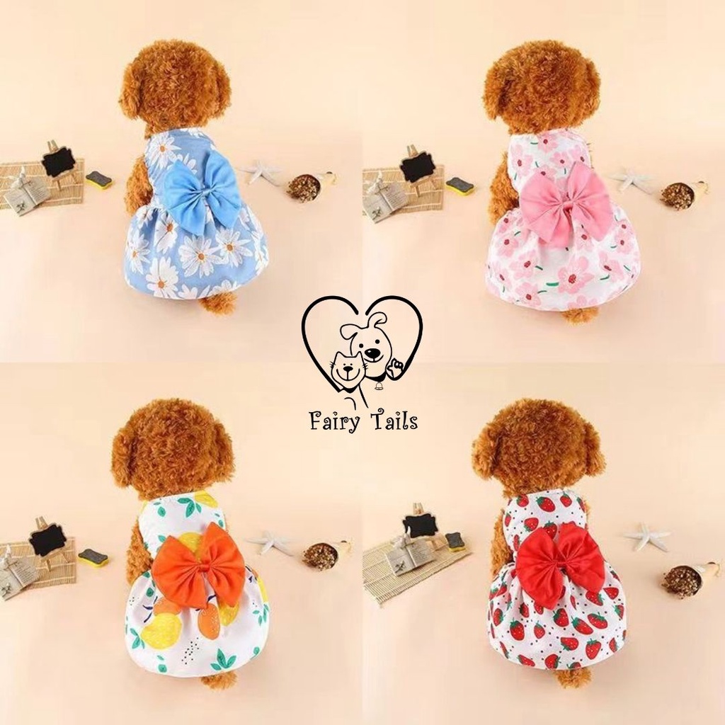 Party Dress Gaun Pesta Untuk Anjing dan Kucing / Clothes Baju Pakaian Anabul / Gown Dress for Pet Dog Cat