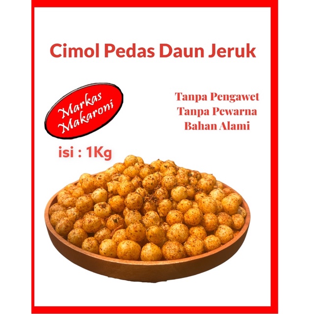 

cimol BULAT kering pedas daun jeruk 1kg