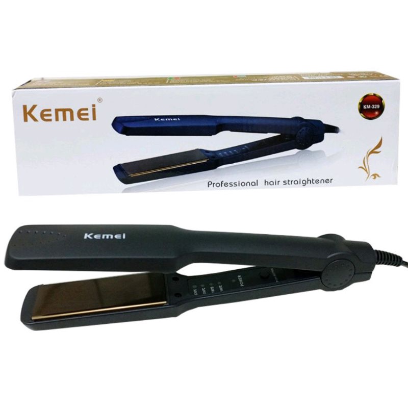 Catokan rambut Kemei KM 329 Professional hair straightener berkualitas