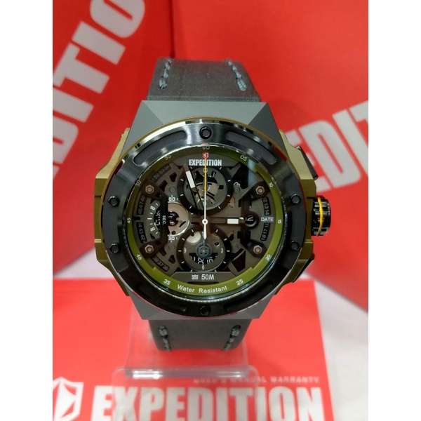 jam tangan pria expedition tipe E6818M original