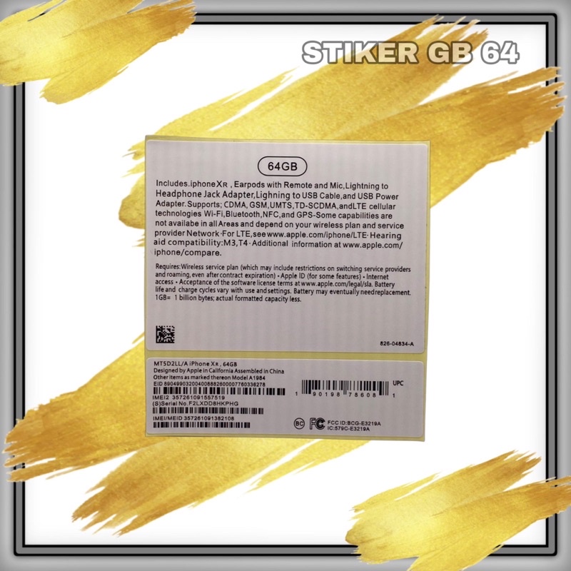 DUSBOOK BOX KOTAK IP HONE XR FULLSET