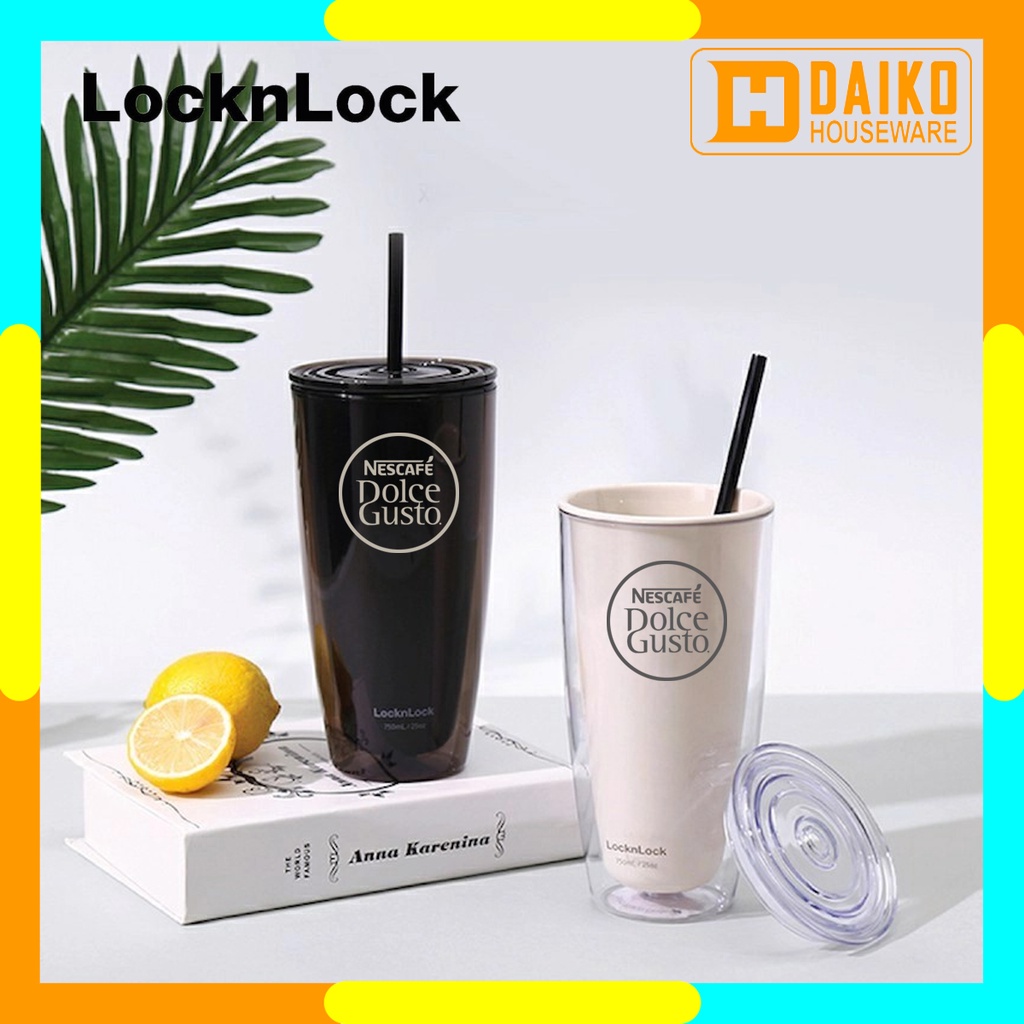 Cold Cup Lock &amp; Lock X NDG Nescafe Dolce Gusto Gelas Double Wall 750ml