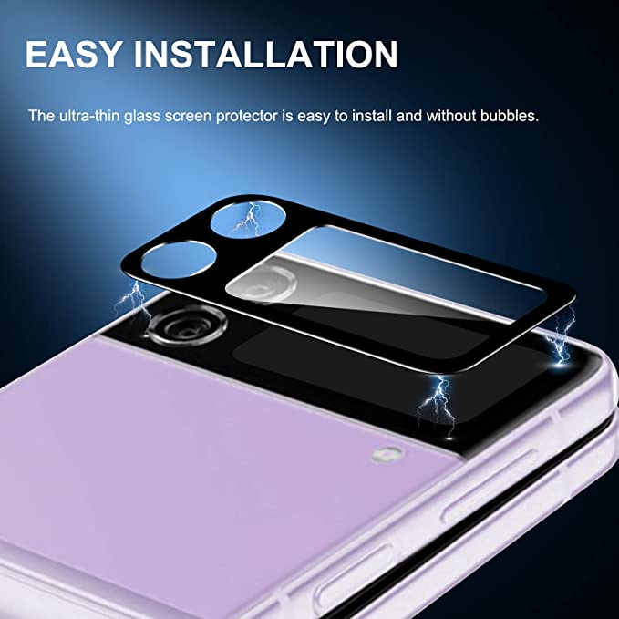 Pelindung Lensa Kamera Tempered Glass Anti Gores Untuk Samsung Galaxy Z Flip 4