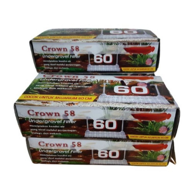 UNDERGRAFEL 60CM FULL SET Filter tanam aquarium aquascape kolam akuarium
