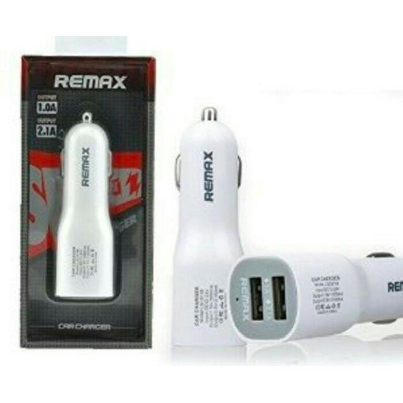 Charger Mobil Remax 2USB 2A Fast Charging Batok Charger 2 Output