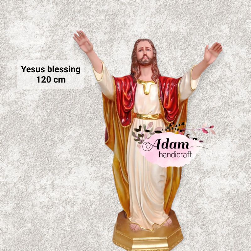 Patung Yesus raja memberkati - patung Yesus 120 cm - patung gereja