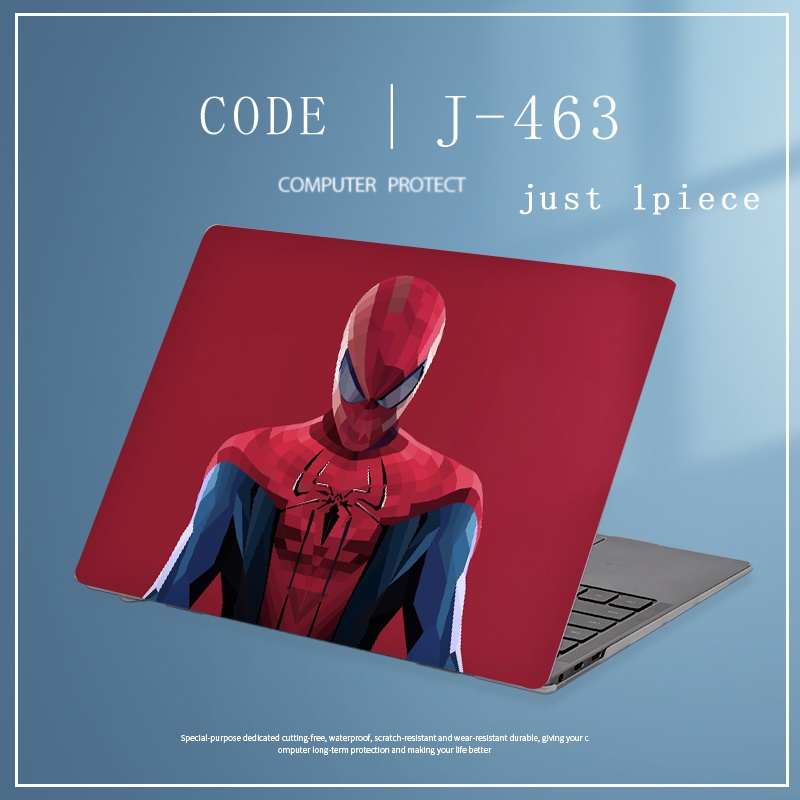 1pc Universal Bebas Potong COD Stiker Laptop Marvel Notebook Pelindung Cover Skin Untuk Semua Ukuran Dell Inspiron7400 3505 3501 5310 G15 5510 XPS13 9305