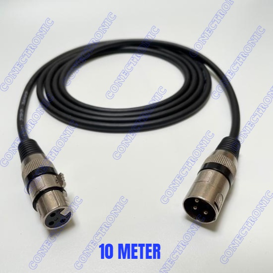 abel xlr male to xlr female jack canon cable microphone 10 meter