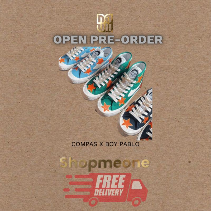 SEPATU COMPAS X BOY PABLO [100% ORIGINAL]