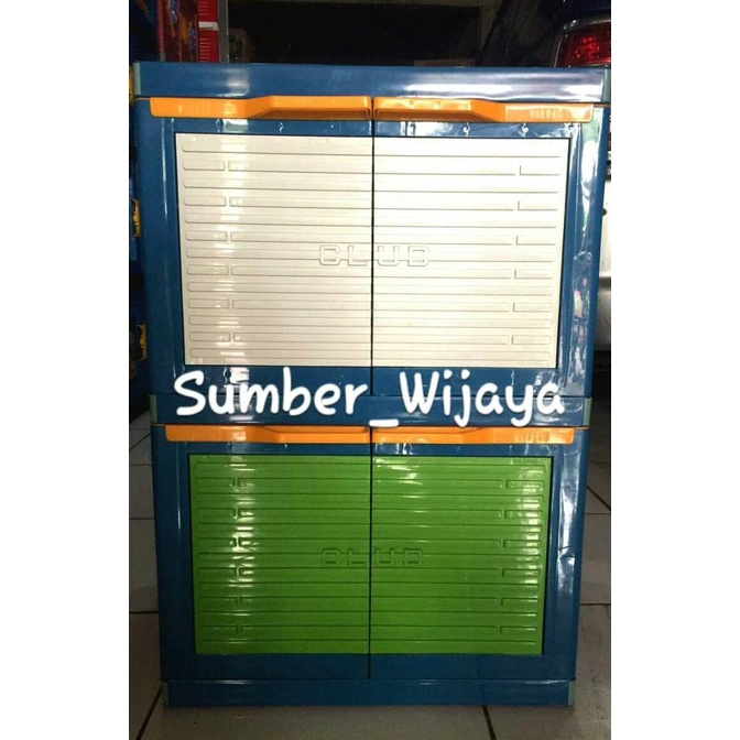 

Lemari Plastik Club Susun 2 - mini MY stock ready
