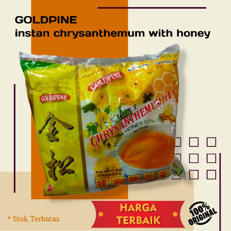 Goldpine instant chrysanthemum tea with honey 20 sachet × 20gr