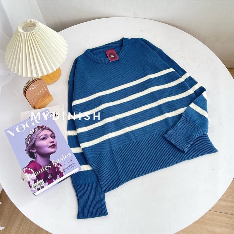 Belleza Outlet baju rajut Cardigan rajut atasan wanita Aida Blaster Blouse Knit