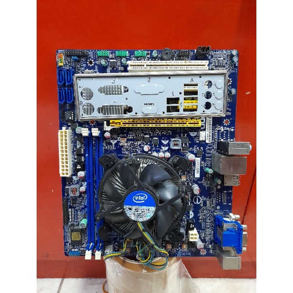 Paket Mainboard H61 i5 2400+Fan Ram 4GB SSD 128GB