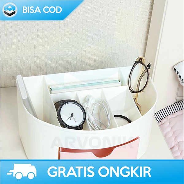 ORGANIZER KOSMETIK KOTAK PENYIMPANAN SKIN CARE RAK MAKE UP PLASTIK PP